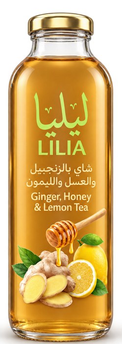 LILIA Ginger, Honey & Lemon bottle