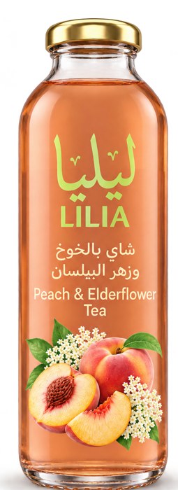 LILIA Peach & Elderflower bottle